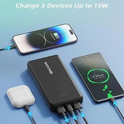Ravpower Rp - Pd Pioneer 20000Mah 15W 4 Ports Power Bank Black Global Version - Black